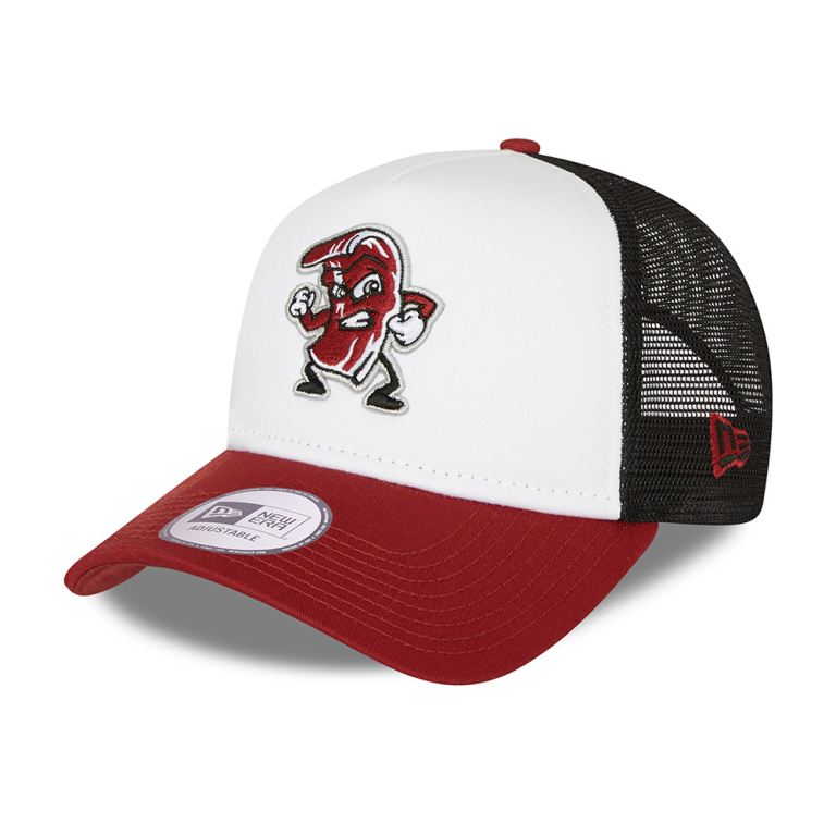 Gorras New Era Truckers Rojos - LeHigh Valley IronPigs MiLB 73461FEKW